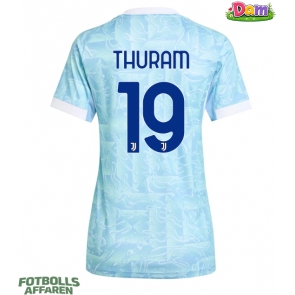 Juventus Khephren Thuram #19 Bortatröja Kvinnor 2025-26 Kortärmad